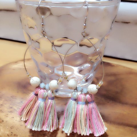 SALE♡フリンジピアス♡