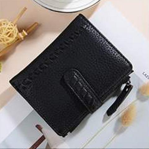 【送料無料！！】財布の短いシンプルな刺繍レトロな小銭バッグ財布カードバッグ