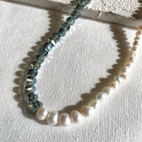 freshwater pearl necklace（ネックレス）