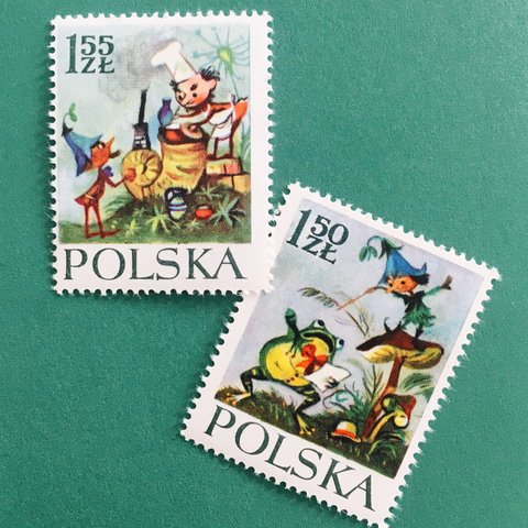 ちいさなartmuseum　　Poland　stamp 2Set