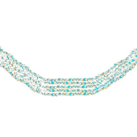 ☆suwarovski necklace blue☆ 1000 stones