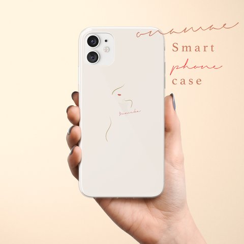 【名入れ無料】韓国デザインスマホケース ウーマン │iPhone Android