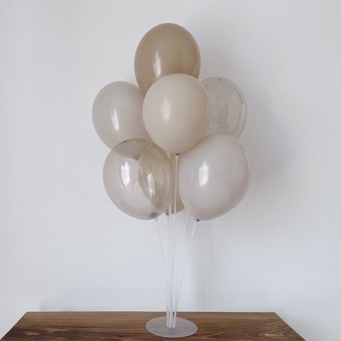 Balloon / ベージュアソート（7個𝗌𝖾𝗍）|  誕生日 | おうちスタジオ | バルーン | 風船