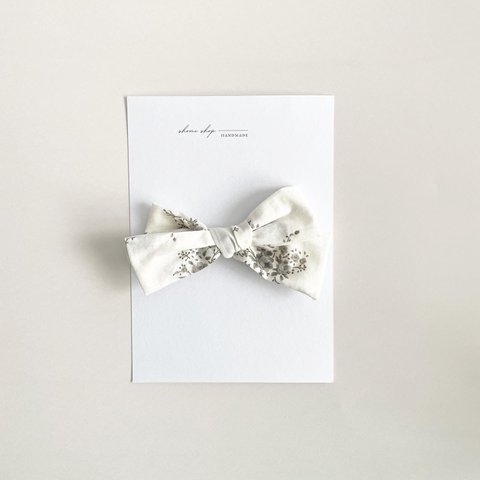 ［単品］Flower ribbon clip