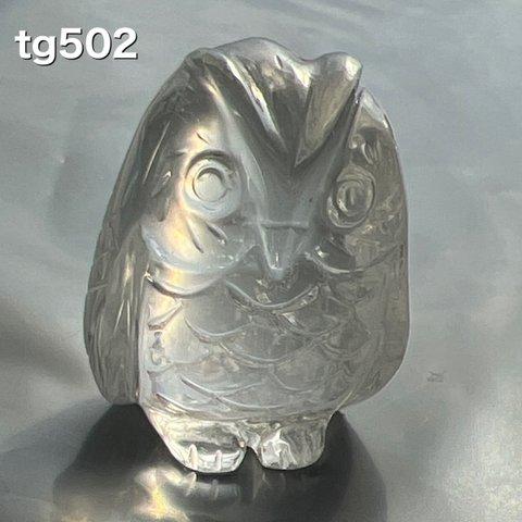 高品質水晶のフクロウ tg524