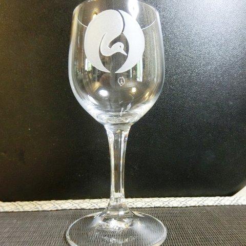 鶴のワイングラス（Ｂ）