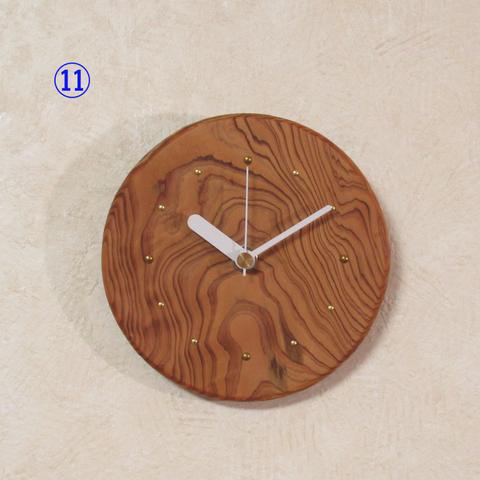 天然木《杉》 木製時計⑪（掛け時計）