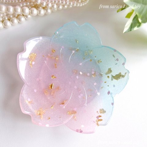 桜　トレイ　小物入れ　アクセサリートレイ　ディスプレイ