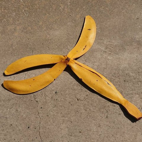 バナナの革