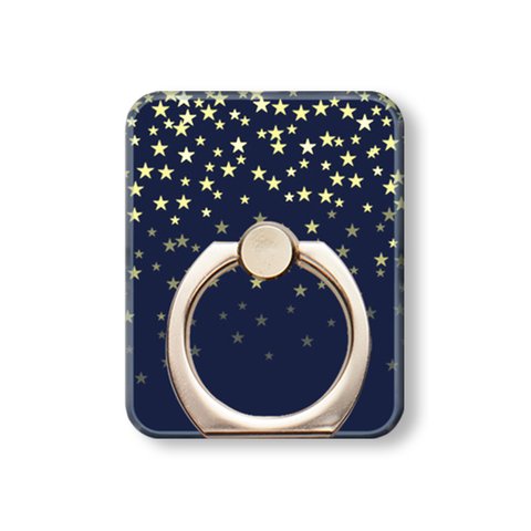 Twinkling Stars★Navy　スマホリング