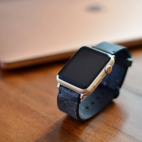 イタリアンレザー製 Apple Watch アップルウォッチ　本革レザーベルト　選べるカラーでカスタマイズ