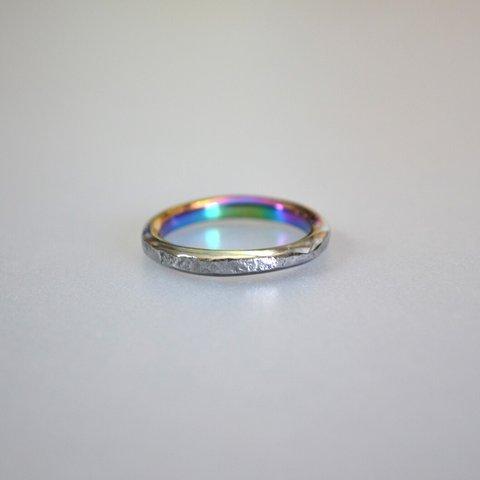 Titanium ring・チタンリング・センターロック・16.5号