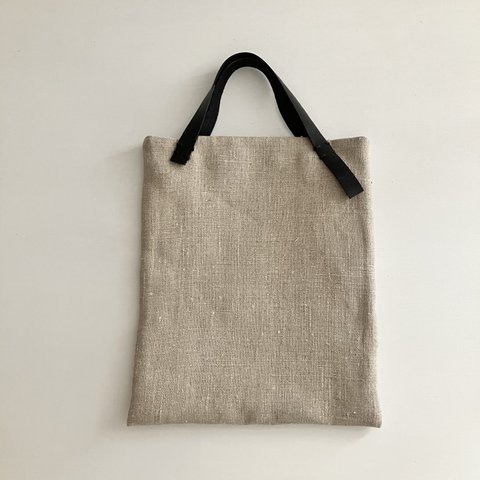 LINEN RECTANGLE NINI BAG 〈S〉