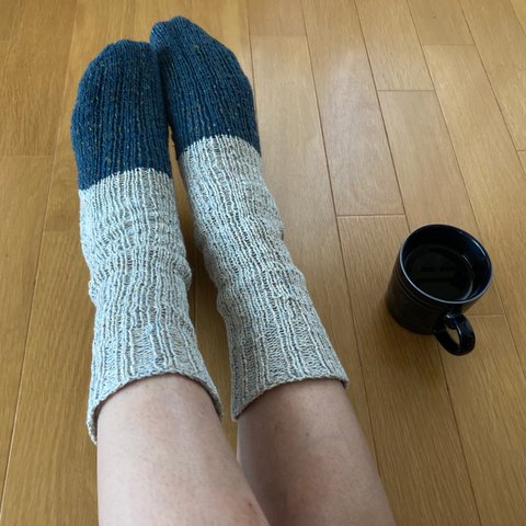 コットン手編み靴下♡♡