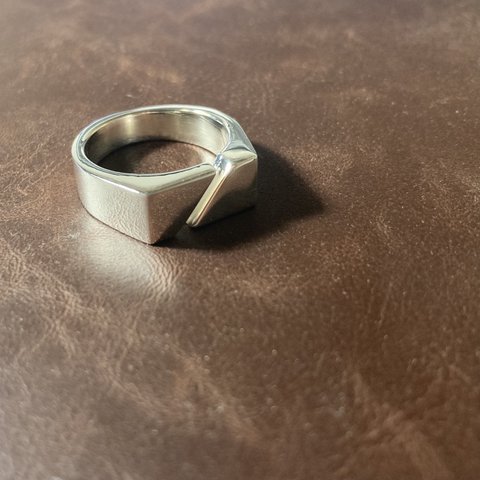 signet ring No.04『Rectangle-BEANS-』
