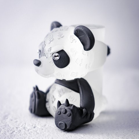 薔薇パンダリングとリングスタンド / Rose PANDA ring ＆ ringstand