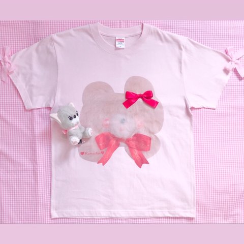 🎀おリボンたっぷりクマチャンTee🎀