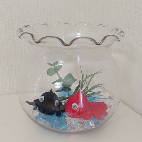 夏飾り 金魚