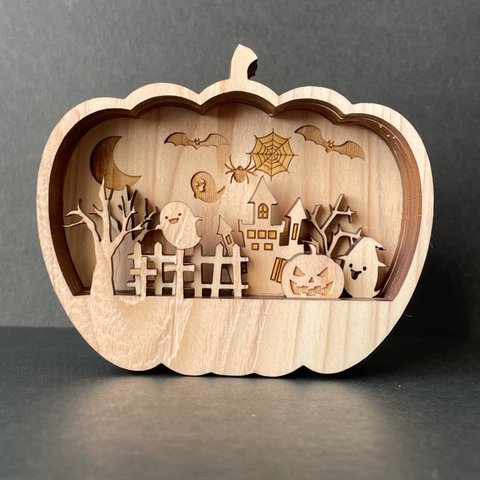 ハロウィン　かぼちゃのオブジェ