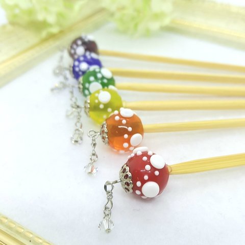 [MK-1] ぷっくり肉球🐾レインボー🌈耳かき