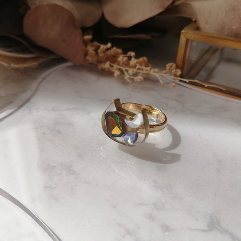 jewel cat  ring①