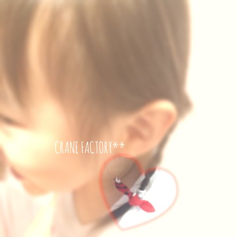 夏のバンダナ柄小さなヘアゴム♡