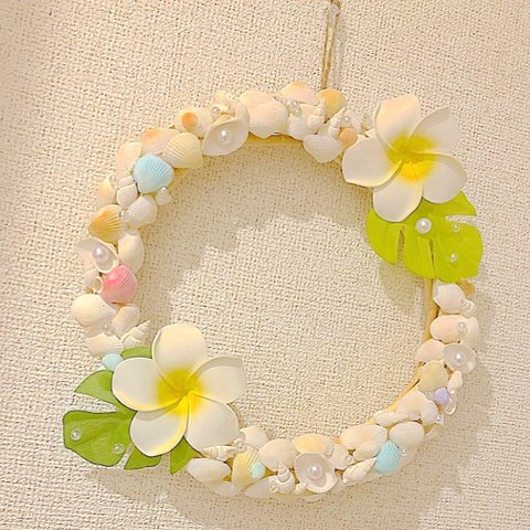 𓇼 summer 𓇼 shell wreath