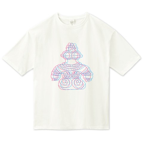 とびだす土偶くんのビッグシルエットTシャツ