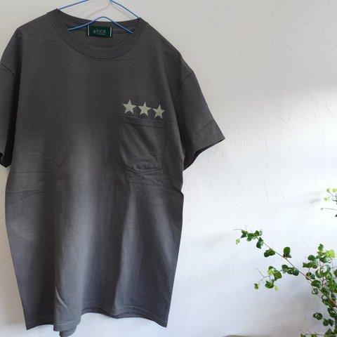 a look on books ３star pocket Tee <3starU>