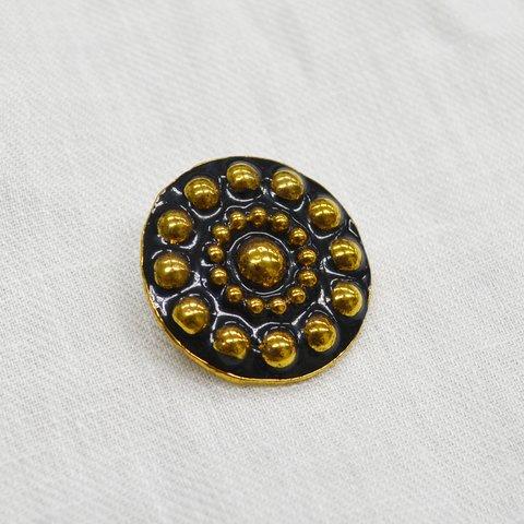 フロランタンみたいな レトロ ボタン 30mm【１個】