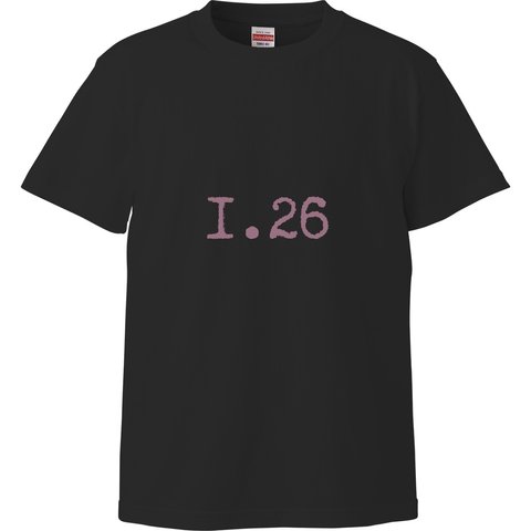 ユニセックスTシャツ【1月26日生まれ｜ブラック】カラーストロロジー (誕生色) バースデーカラー