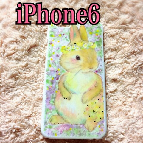 iPhone6ケース うさぎ