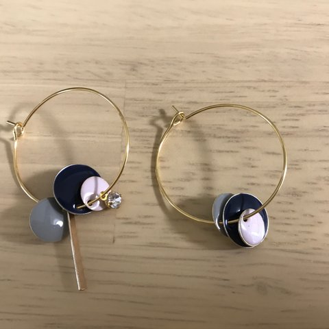 シンプルフープピアス☆