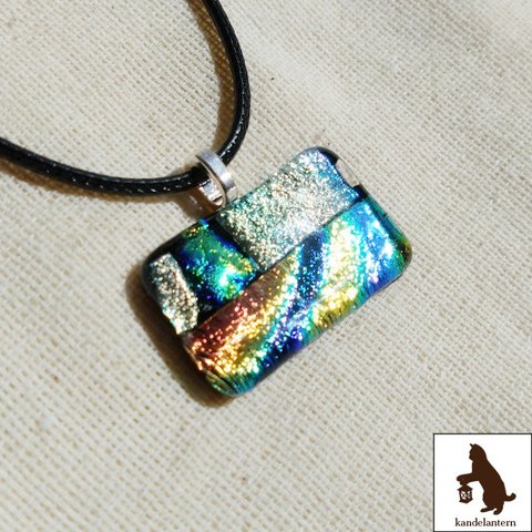 Dichroic glass pendant ダイクロガラスのペンダント（KL00004）