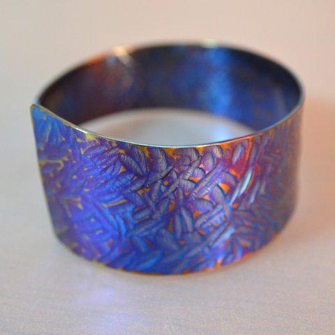 Titanium bangle・チタンバングル・S's Scale・楕円形モデル・内径６３mm