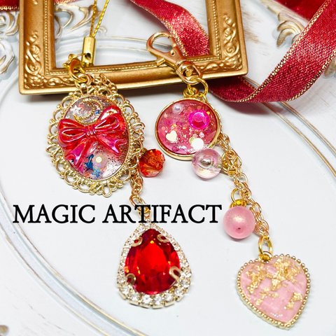 レジン✧キーホルダー✧ストラップ♡いつでもときめく可愛さを忘れずに輝くためのプリンセス・ルブルム♢