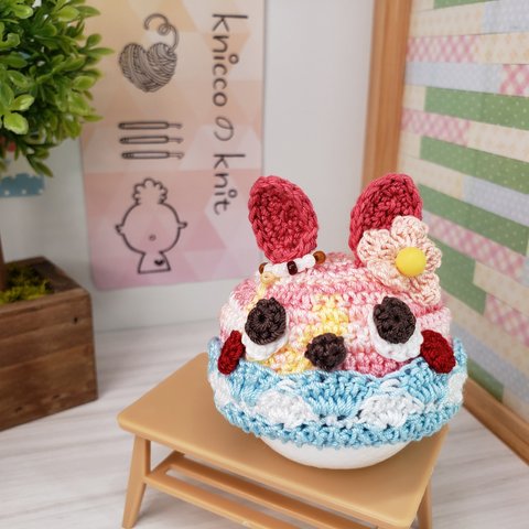 デコアイス帽子🍨うさぎベリー