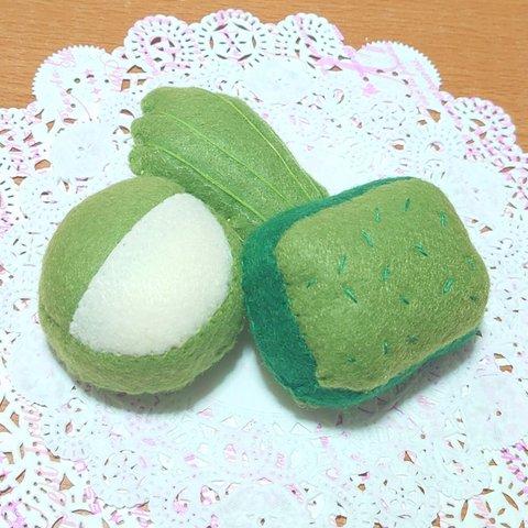 🧲Tea Time☕ﾏｽｺｯﾄﾏｸﾞﾈｯﾄ～焼き菓子3個セット～🍵抹茶 🍵