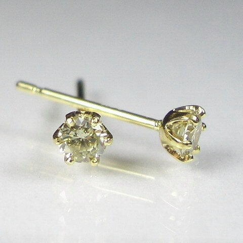 【受注生産】一粒ダイヤモンドピアス 0.15/0.15ct 計0.3ct K18YG（イエローゴールド ）/K18PG（ピンクゴールド）／PT（プラチナ）