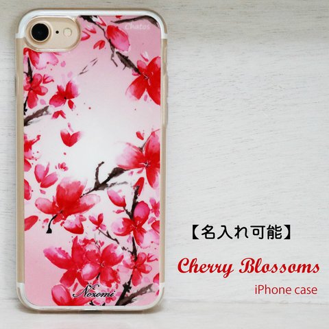 ★名入れ無料★iPhone ケース 「Cherry blossom」【受注製作】スマホケース