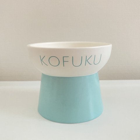 名入りペットフードボウルM【ターコイズ】 / Pet food-bowl with name M【turquoise 】