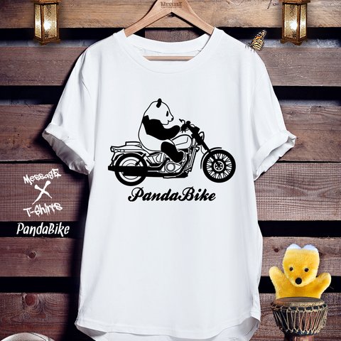 パンダバイクTシャツ「PandaBike」