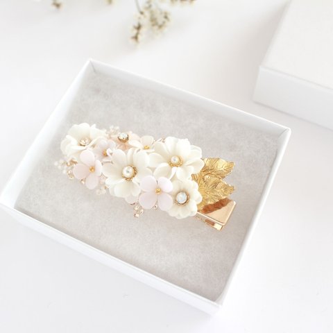 ☆3月19日12時販売開始☆春の花束ヘアクリップ【pink】
