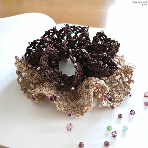 [完売]【数量限定】シュシュ sweet & precious : chocolate cake :