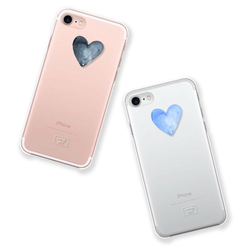 Heart♡　iPhone11/iPhone11Pro/iPhoneXS/iPhoneXR/iPhoneXSMax/iPhone8/iPhoneSE/クリアケース