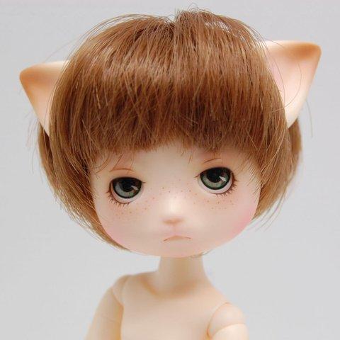 【受注生産】猫コロ（オリジナルドールヘッド）