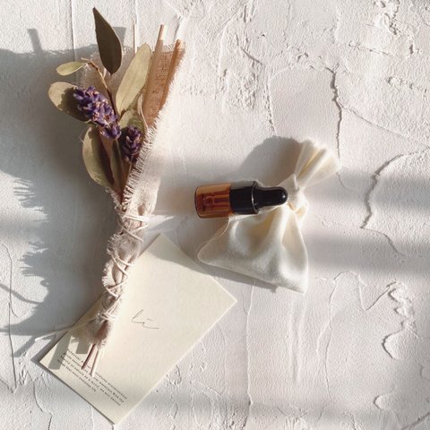 ボタニカルアロマディフューザー aroma flower gift -lavender & olive-