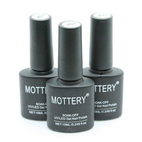 MOTTERY トップコート ノンワイプタイプ 10ml 3本セット