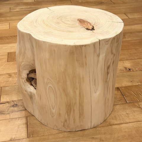 Hinoki Wood Stool No.548