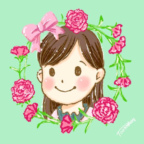 【母の日】にっこり顔のほんわか似顔絵描きます！